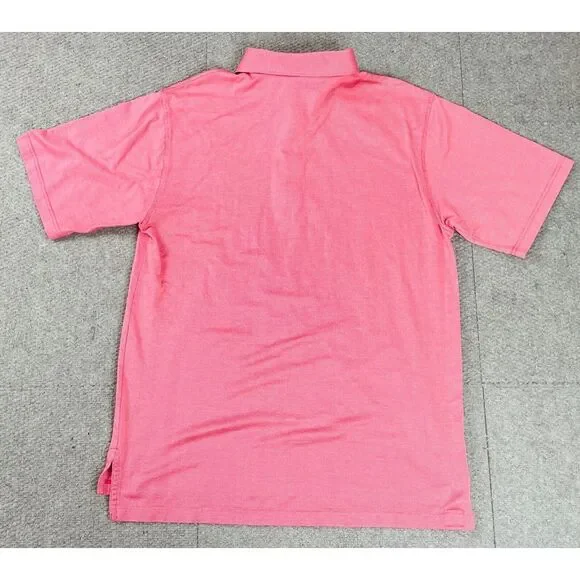 Peter‎ Millar Vintage Men's Button Up Short Sleeve Golf Polo Shirt Size L - Picture 12 of 12
